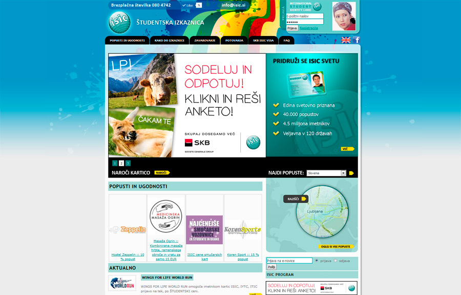 Izdelava spletnega portala ISIC